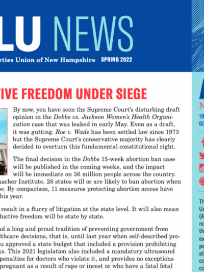 Newsletter Screenshot