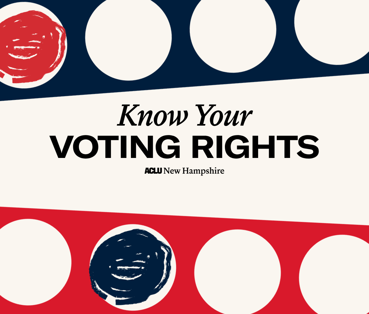 Know your voting rights