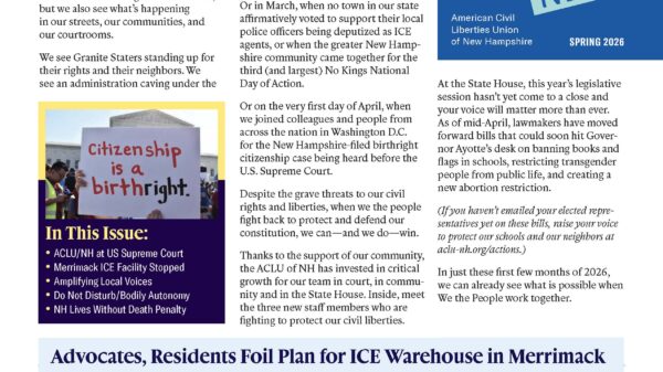 Spring 2026 newsletter