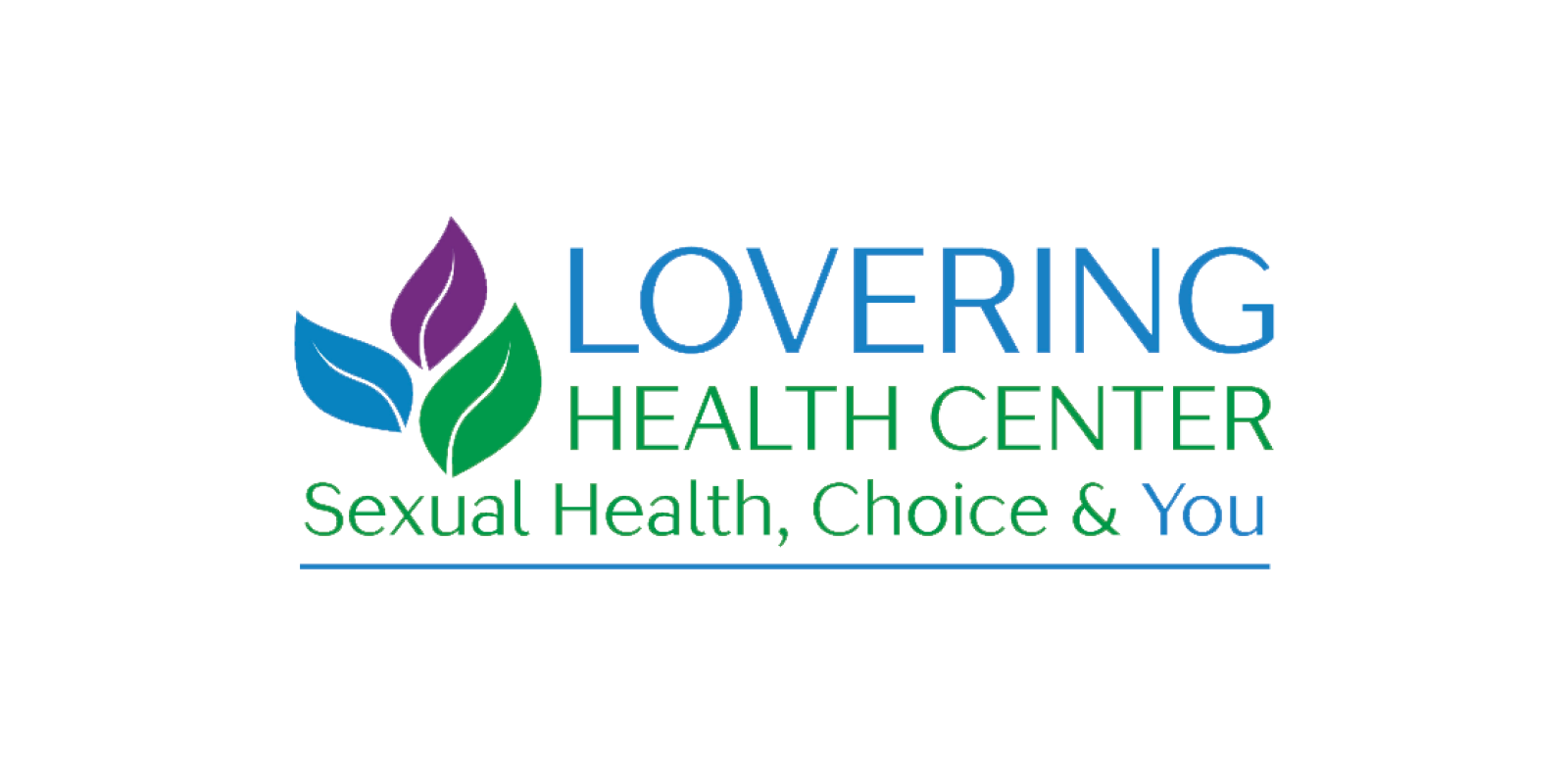 Lovering Health Center logo: sexual health, choice, and you