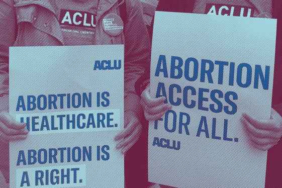 signs read abortion is healthcare abortion is a right, abortion access for all
