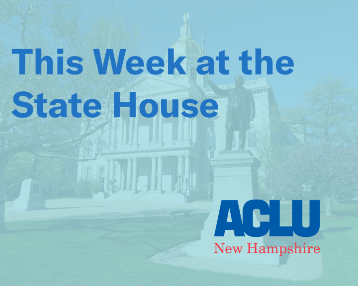 This week at the state house 